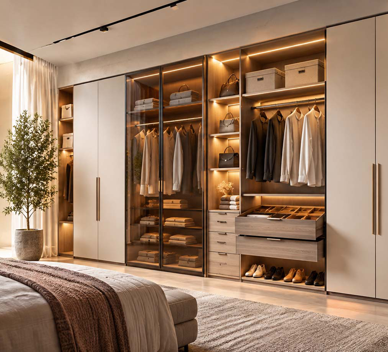 Modular wardrobe design in Patiala